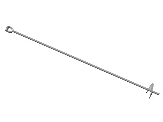 TRIPLE STANDARD NO WRENCH SCREW ANCHOR WITH 6″ HELIX